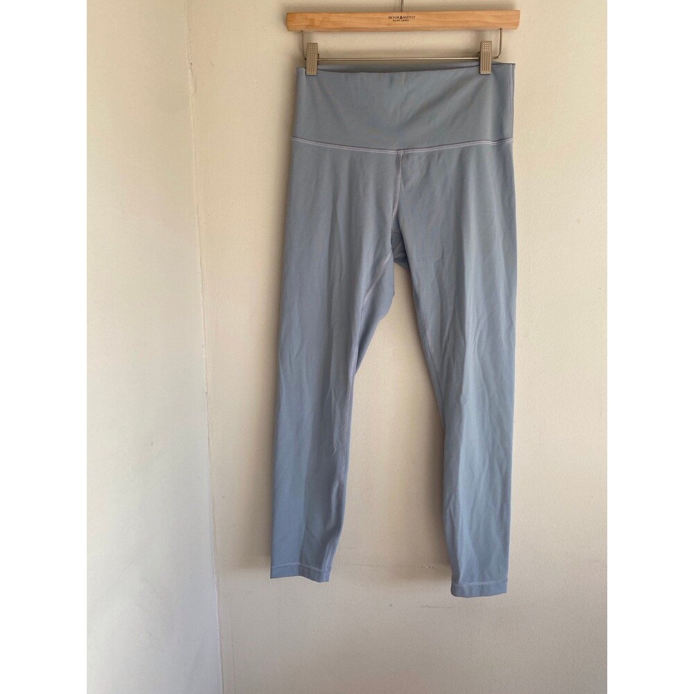 Lululemon Leggings Wunder Train High Rise Size 8 Chambray Blue 25”